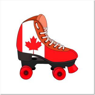 Roller Skating Canada Posters and Art